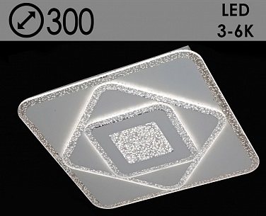 Светильник MX2230-300*300Q WT LED 76W 3000-6000K Светильник MX2230-300*300Q WT LED 76W 3000-6000K